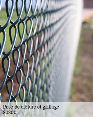 Pose de clôture et grillage franvillers-80800 LTC Elagage - Abattage