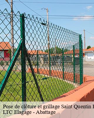 Pose de clôture et grillage saint-quentin-en-tourmont-80120 LTC Elagage - Abattage