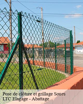 Pose de clôture et grillage soues-80310 LTC Elagage - Abattage