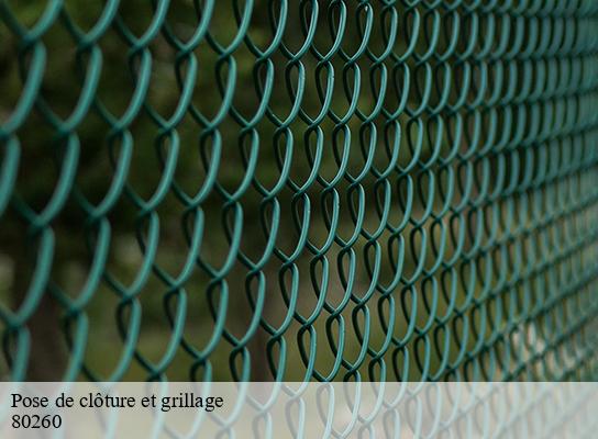 Pose de clôture et grillage villers-bocage-80260 LTC Elagage - Abattage