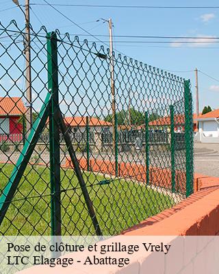Pose de clôture et grillage  vrely-80170 LTC Elagage - Abattage 